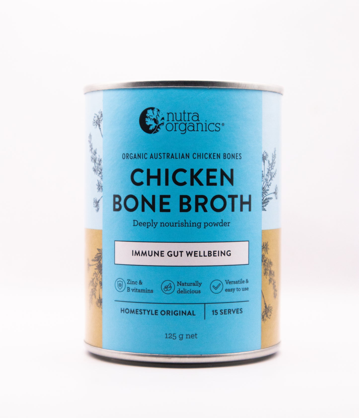 Nutra Organics Chicken Bone Broth Homestyle Original
